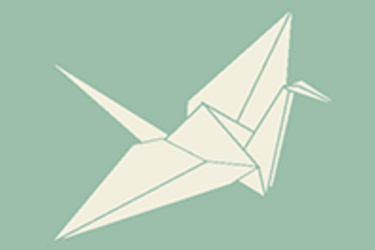 Illustration of a paper crane